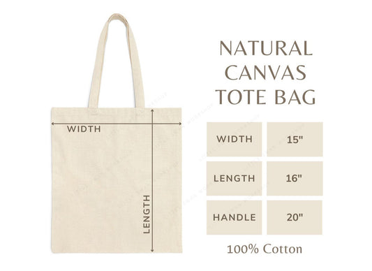 Cotton Canvas Tote Bag